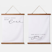 Je bent mijn Sunshine Lullaby Nursery Decor Duo Hangend Wandkleed (Dubbel)