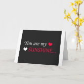 JE BENT *MIJN SUNSHINE* NIET ALLEEN WANNEER DE HUI KAART (Gele Bloem)