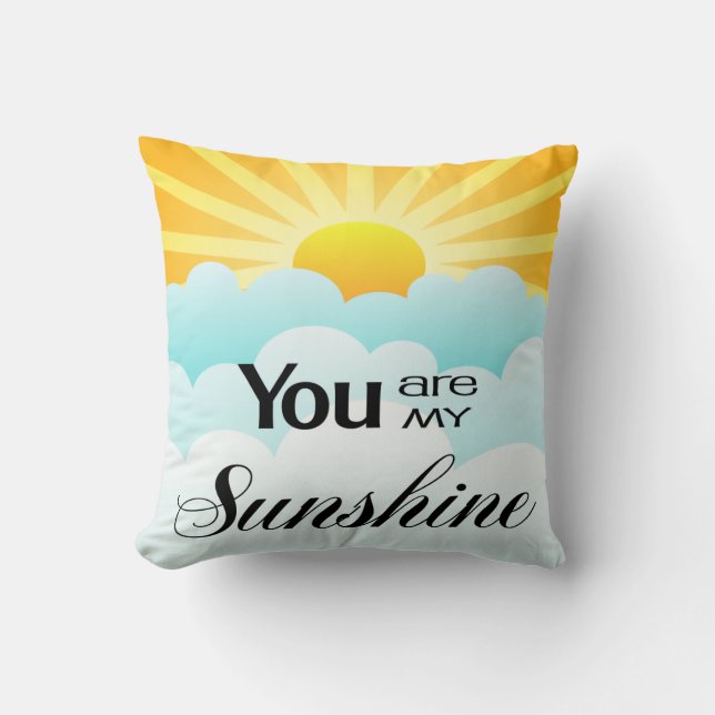 Je bent mijn Sunshine Pillow Kussen (Voorkant)