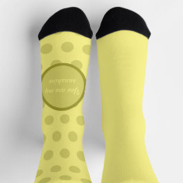 Je bent mijn Sunshine Polka Dot Mismatch Socks. Sokken
