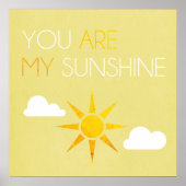 Je bent mijn Sunshine Poster (Voorkant)