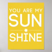 Je bent mijn Sunshine Poster (Voorkant)
