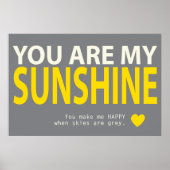 Je bent mijn Sunshine Poster (Voorkant)