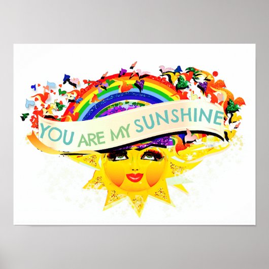 JE BENT MIJN SUNSHINE POSTER (Voorkant)