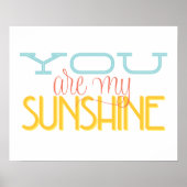 Je bent mijn Sunshine Poster (Voorkant)