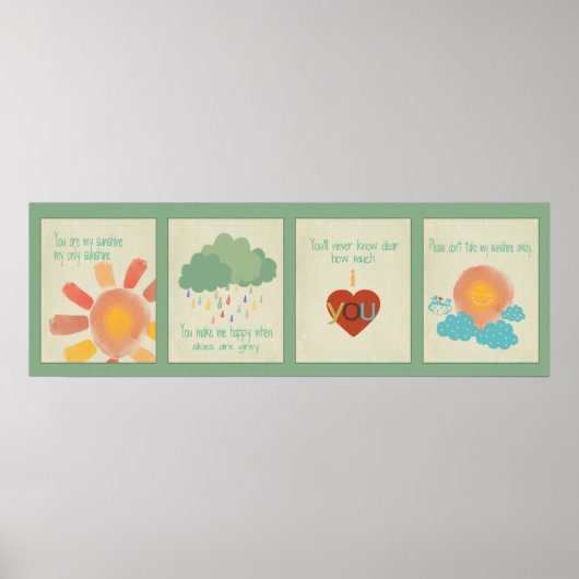 Je bent mijn Sunshine Poster (Voorkant)