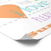 Je bent mijn Sunshine Poster 11 x 14 inch (Hoek)