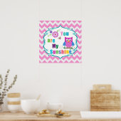 Je bent mijn Sunshine Poster Print (Keuken)