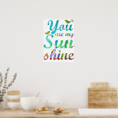 Je bent mijn Sunshine Print (Keuken)