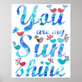 Je bent mijn Sunshine Print Red White en Blue (Voorkant)