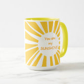 Je bent mijn Sunshine Ringer Mok (Voorkant rechts)