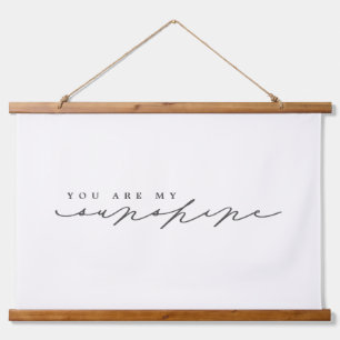 Je bent mijn Sunshine Script Nursery Decor Hangend Wandkleed