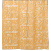 Je bent mijn Sunshine Shower Curtain Douchegordijn (Voorkant)