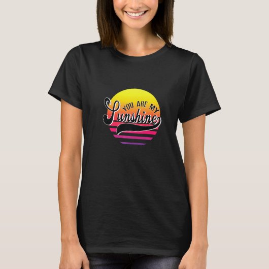 Je bent mijn Sunshine Summer Vrouwen Mannen T-shirt (Voorkant)