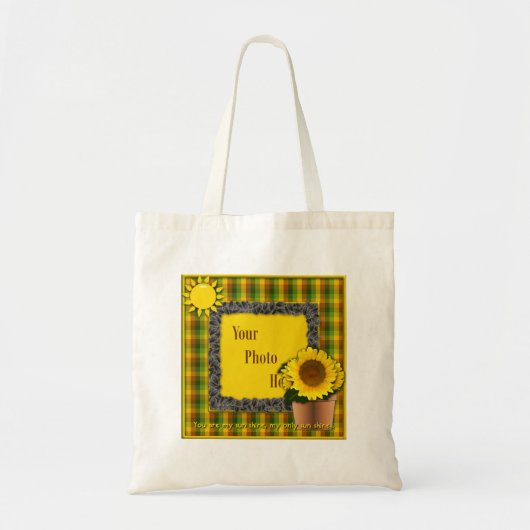 Je bent mijn Sunshine Sunflower Canvas tas (Voorkant)
