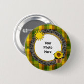 Je bent mijn Sunshine Sunflower Pinback Button (Voorkant /achterkant)