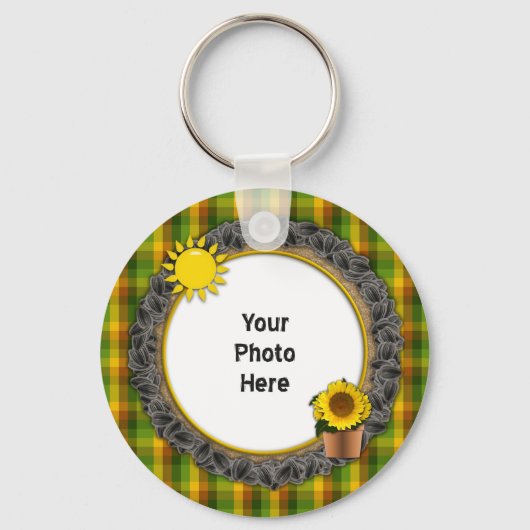 Je bent mijn Sunshine Sunflower Sleutelhanger (Voorkant)