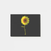 Je bent mijn Sunshine Sunflower Softball Post-it® Notes (Voorkant)