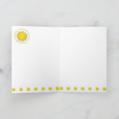 Je bent mijn Sunshine Wenskaart Kaart (Binnen)