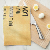 Je bent mijn Sunshine Word Art Typografie Theedoek (Quarter Fold)