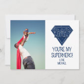 Je bent mijn superheld pa Vaderdag fotokaart Kaart (Voorkant)