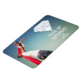 Je bent mijn superheld pa Vaderdag Photo Magnet Magneet (Linkerzijde)