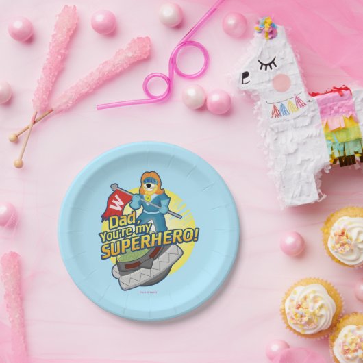 Je bent mijn superheld papieren bordje (Feest)