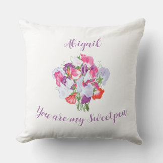 Je bent mijn Sweetpea Persoonlijke kussen