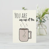 Je bent mijn TEA-bekertje - Wenskaart (Staand voorkant)