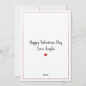 Je bent mijn tweede halve Valentijn feestdag Feestdagenkaart (Achterkant)