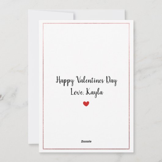 Je bent mijn tweede halve Valentijn feestdag Feestdagenkaart (Achterkant)