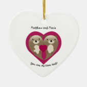 Je bent mijn tweede helft keramisch ornament (Voorkant)