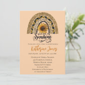 Je bent mijn uitnodiging voor zonneschijnse Baby s (Staand voorkant)