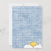 Je bent mijn uitnodiging voor zonneschijnse Baby s (Achterkant)