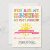 Je bent mijn uitnodiging voor zonnige verjaardag G (Voorkant)