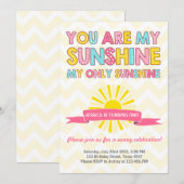 Je bent mijn uitnodiging voor zonnige verjaardag G (Voorkant / Achterkant)