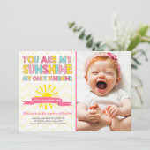 Je bent mijn uitnodiging voor zonnige verjaardag G (Staand voorkant)