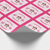 Je bent mijn Valentijn Cadeaupapier (Hoek)