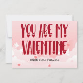 Je bent mijn valentijn feestdagenkaart (Voorkant)