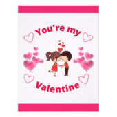 Je bent mijn Valentijn Foto Afdruk (Voorkant)