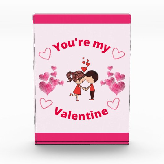 Je bent mijn Valentijn Fotoblokken (Voorkant)