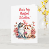 Je bent mijn Valentijn. Kaart (Gele Bloem)