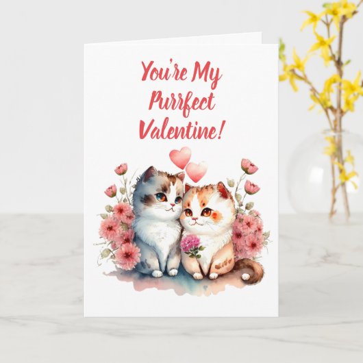 Je bent mijn Valentijn. Kaart (Gele Bloem)