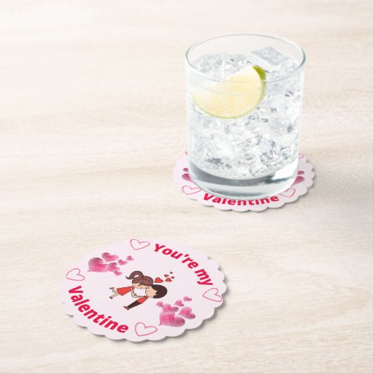 Je bent mijn Valentijn Kartonnen Onderzetters (Insitu)