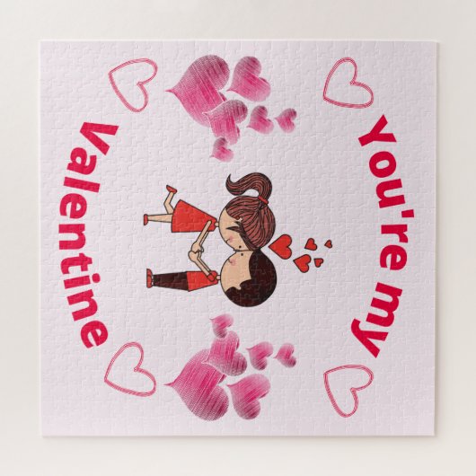 Je bent mijn Valentijn Legpuzzel (Horizontaal)