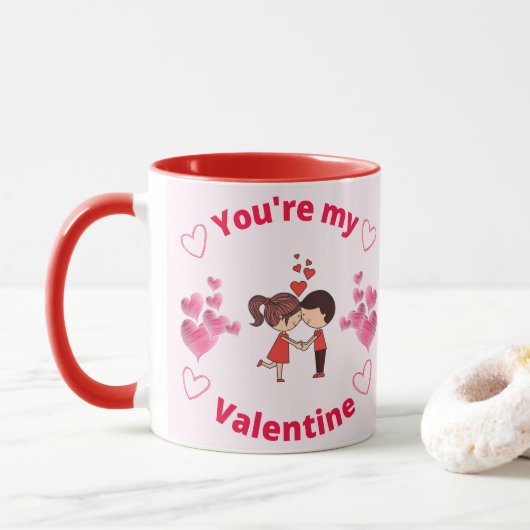 Je bent mijn Valentijn Mok (Met donut)