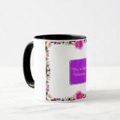 Je bent mijn Valentijn Paarse afvlakkige Mok (Voorkant links)