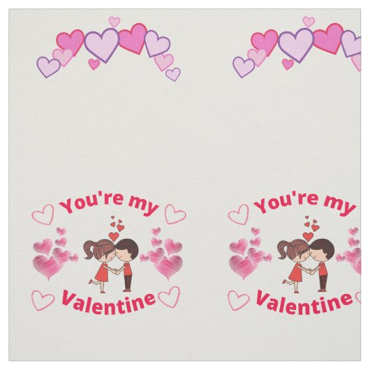Je bent mijn Valentijn Stof (Swatch)