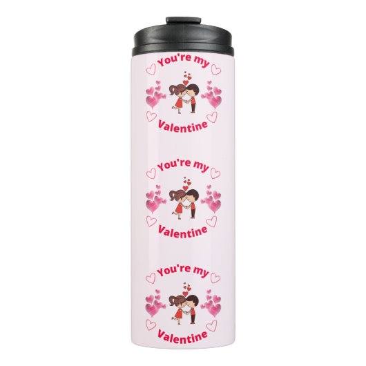 Je bent mijn Valentijn Thermosbeker (Voorkant)