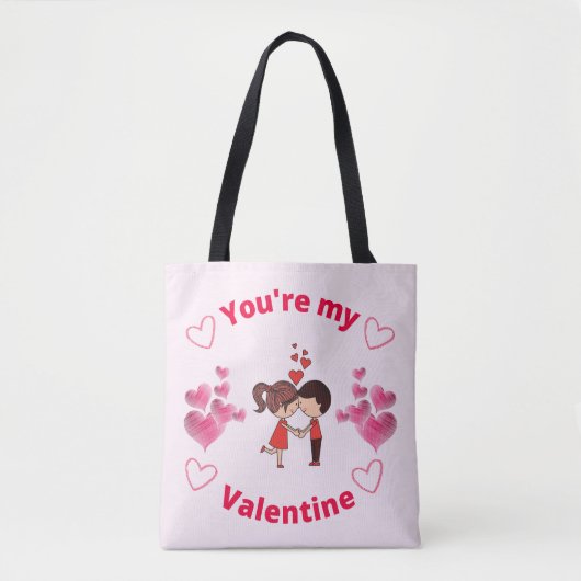 Je bent mijn Valentijn Tote Bag (Voorkant)